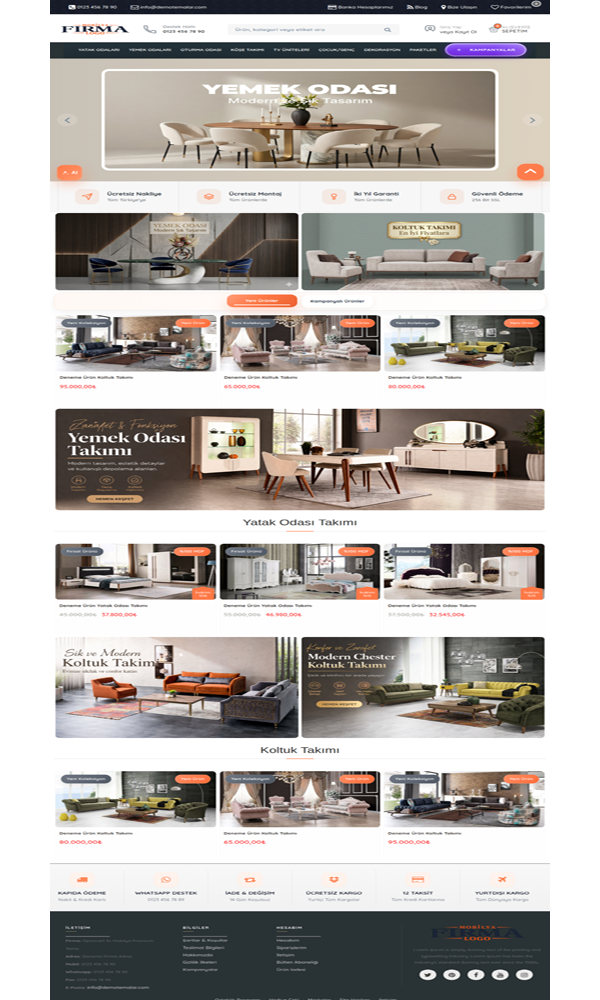 Opencart 3.x Mobilya Pro Tema Full Paket Opencart 3.x Mobilya Pro Tema Full Paket