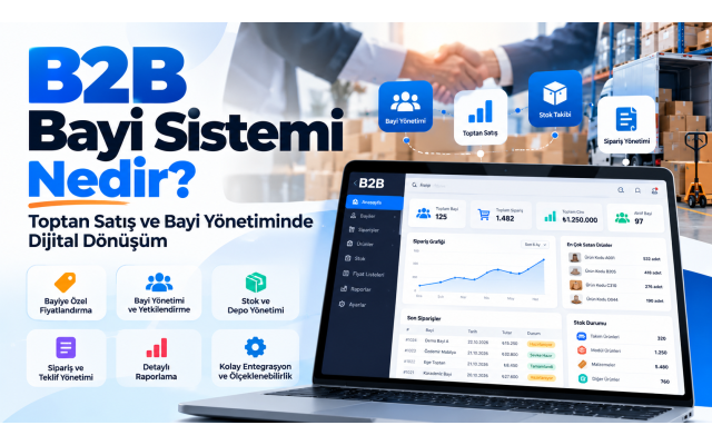 B2B Bayi Sistemi Nedir? Toptan Satış ve Bayi Yönetiminde Dijital Dönüşüm