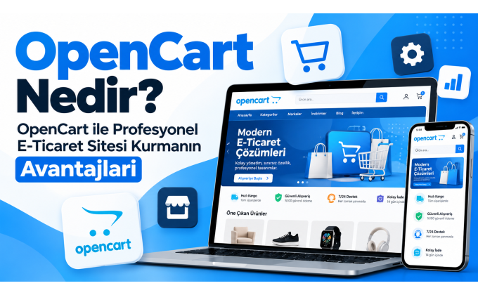 OpenCart Nedir? OpenCart ile Profesyonel E-Ticaret Sitesi Kurmanın Avantajları