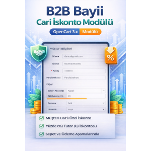 B2b Bayii Cari İskonto Modülü (Müşteri Bazlı)