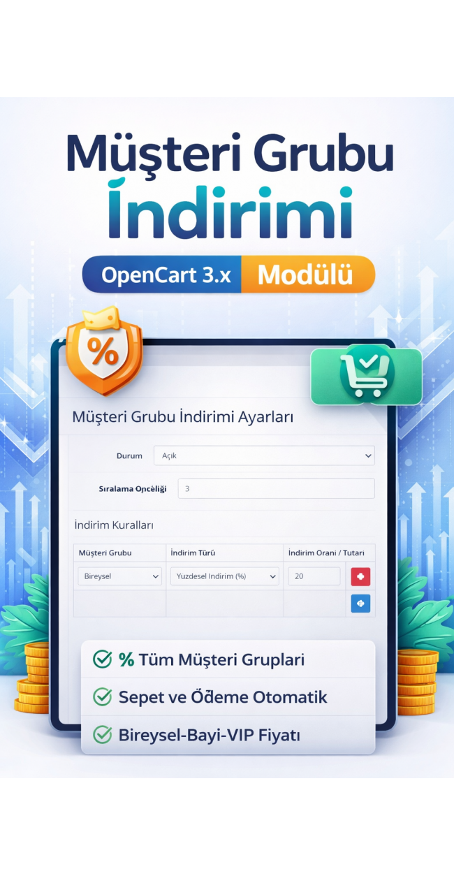 B2b Bayii Müşteri Grubu İskonto Modülü