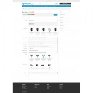 Opencart PC Builder Module