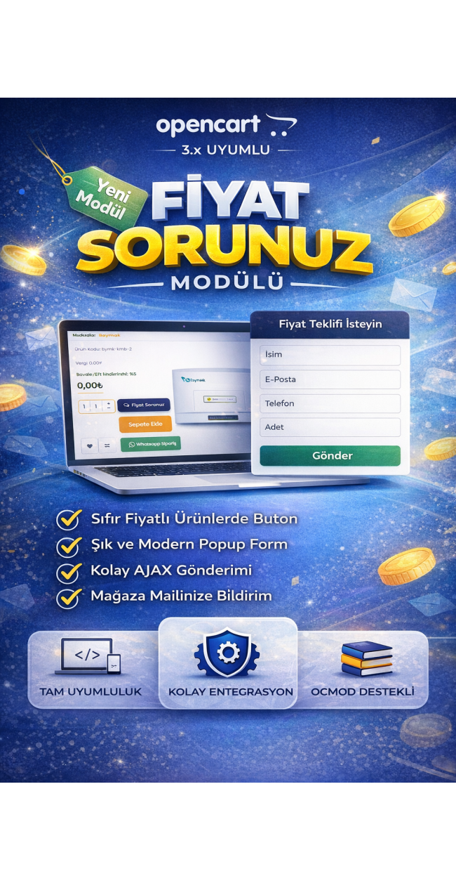 Fiyat Sorunuz Modülü