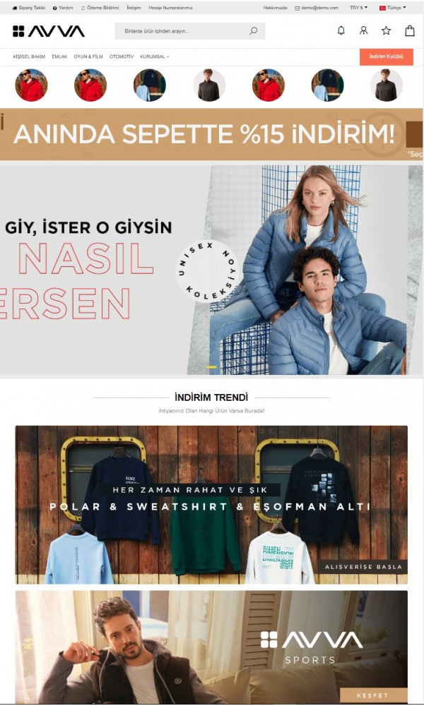 Php E-Commerce Package Avva