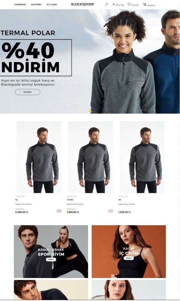 Php E-Commerce Package Blacks
