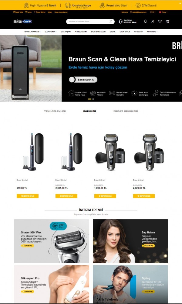 Php E-Commerce Package Braun