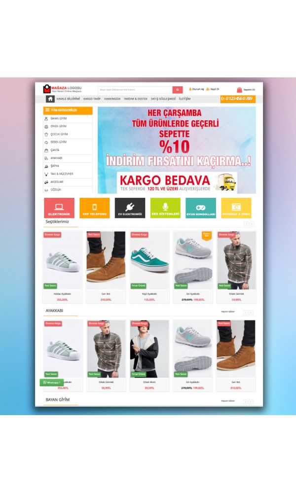 Opencart 3x Electronic Market Full Package