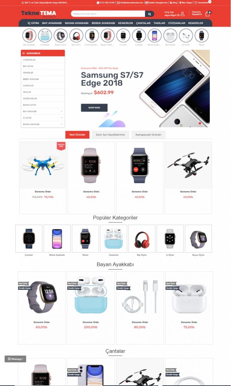 Opencart 3.x Techno Theme Full Package